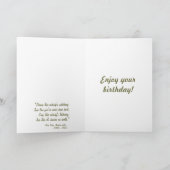 Carte Danse comme personne ne regarde un joli anniversai (Intérieur)