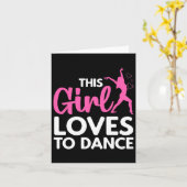 Carte Danse cool Pour Femmes Filles Hip hop Danses Danse (Fleur jaune)