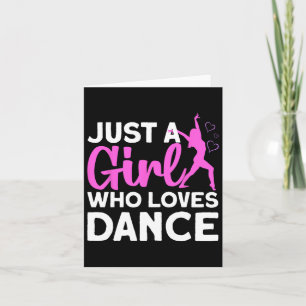 Carte Danse cool Pour Filles Femmes Danse Hip hop Salle