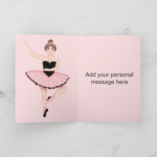 Carte Danse d'anniversaire (Intérieur)