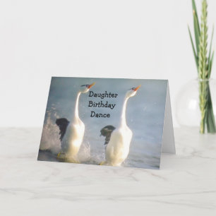 CARTE DANSE D'ANNIVERSAIRE DE LA FILLE