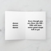 CARTE DANSE DANSE DANSE-SUR LA COLLINE (Intérieur)