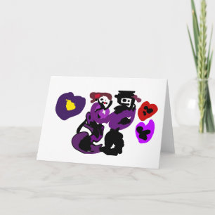 Carte Danse de balle violette
