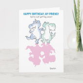 CARTE DANSE DE DINOSAURS (Devant)