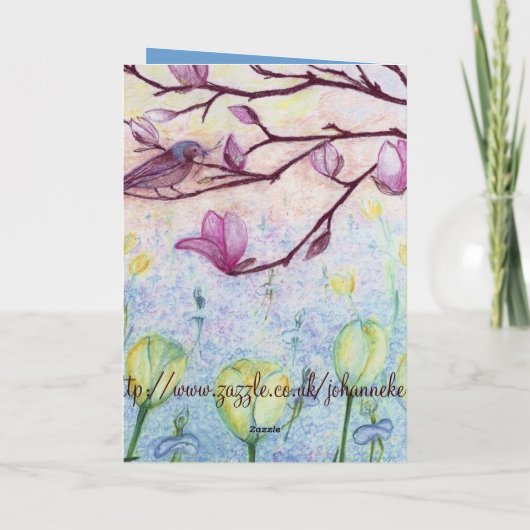 Carte Danse de myosotis (Dos)