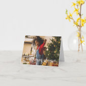 Carte Danse de Noël (Fleur jaune)