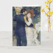 Carte Danse de Pays - Renoir Impressionniste peinture (Fleur jaune)