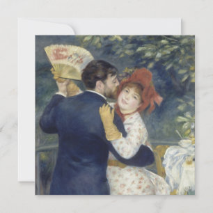Carte Danse de Pays - Renoir Impressionniste peinture
