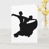 Carte Danse de salon (Fleur jaune)