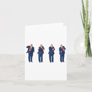 Carte Danse de Trump 4 juillet Trump 2024