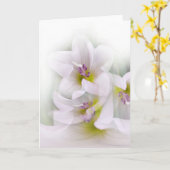 Carte danse des fleurs (Fleur jaune)