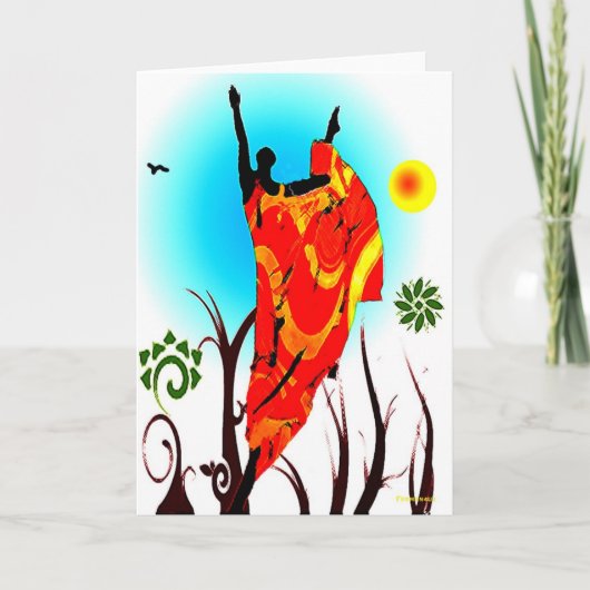 Carte Danse d'été africaine (Devant)