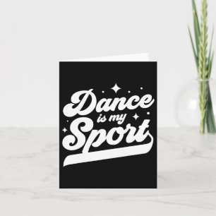 Carte Danse Est Mon Sport Danse Danser Femmes Hommes Fil