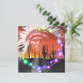 Carte Danse fantôme amérindienne (Debout devant)