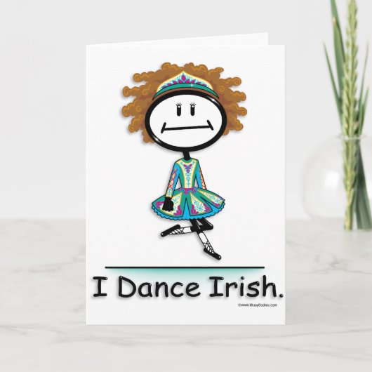 Carte Danse irlandaise (Devant)