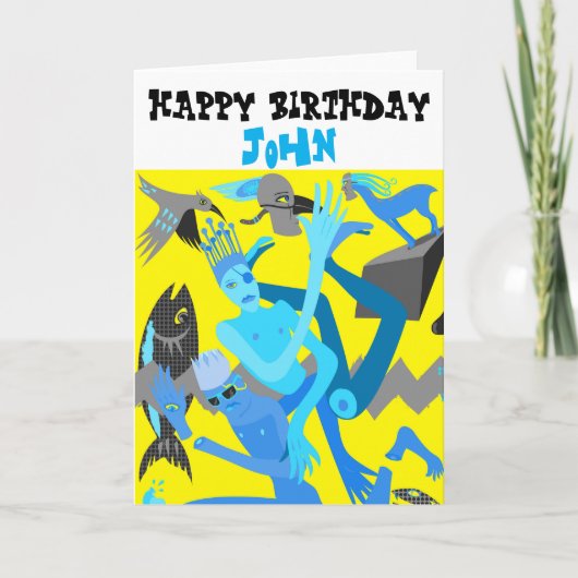 Carte Danse jaune (Devant)