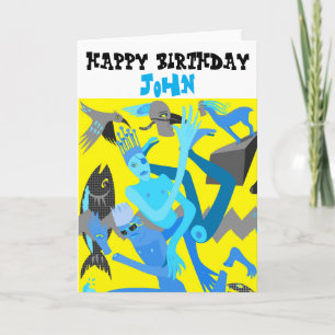 Carte Danse jaune