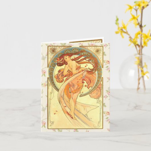 Carte Danse, Joyeux anniversaire (Fleur jaune)