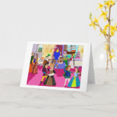 Carte Danse mariage 💒 (Fleur jaune)