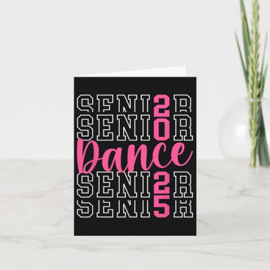 Carte Danse Mignonne Terminale 2025 Cl De 2025 Danseuse (Devant)