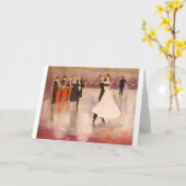 Carte Danse nocturne (Fleur jaune)