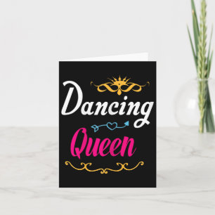 Carte Danse Queen Retro Moderne