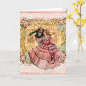 Carte Danse romantique de Versailles (Fleur jaune)