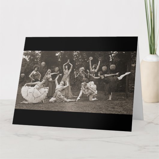 Carte Danse sauvage 1924 de femmes (Devant)