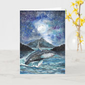 Carte Danse sous la lune (Fleur jaune)