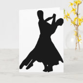 Carte Danse standard (Fleur jaune)