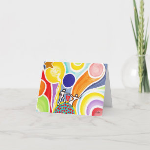 Carte Danse sur des rayons de lune