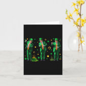 Carte Danse Trump Saint-Patrick  (Fleur jaune)