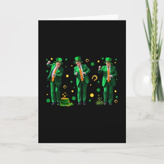 Carte Danse Trump St. Patrick's Day  (Devant)