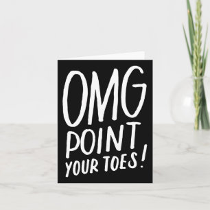 Carte Danser Amusant Grand Cadeau Pour Les Enseignants D