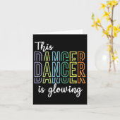Carte Danser Cette Danse Est Une Danse Géante (Fleur jaune)