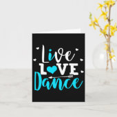 Carte Danser Drôle Dire Danseuse Danser Lover Dance (Fleur jaune)
