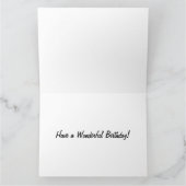 Carte Danser drôle Orange Party Chat (Intérieur)