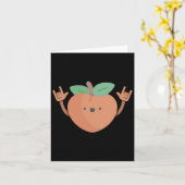 Carte Danser Peach Danser Danser Danser Fruit Danser Gra (Fleur jaune)