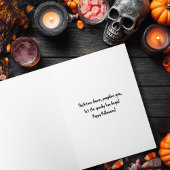 Carte Danser vintage Squelette Éffrayant gothique