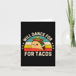 Carte Dansera Tacos Mexicain Cinco De Mayo Fiesta