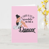 Carte Dansers Sparkle Félicitations (Fleur jaune)