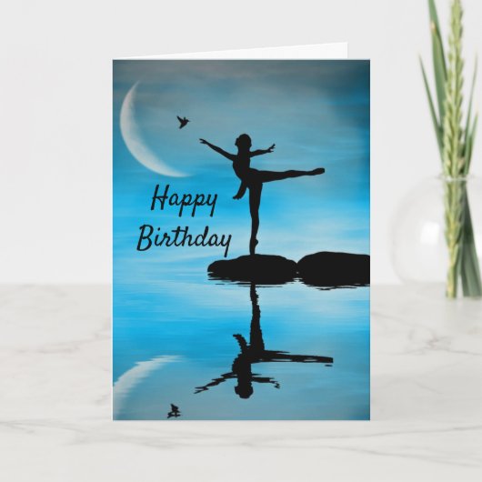 Carte Danseur 3 Anniversaire (Devant)