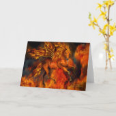 Carte Danseur ArtCard du feu (Fleur jaune)