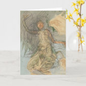 Carte Danseur cambodgien (Fleur jaune)