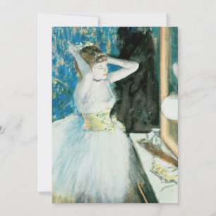 Carte Danseur dans sa salle d'habillage   Edgar Degas