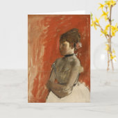 Carte Danseur de ballet avec bras croisés | Edgar Degas (Fleur jaune)