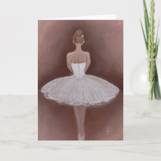 Carte Danseur de ballet en tutu (Devant)