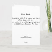 Carte Danseur de fantaisie (Dos)