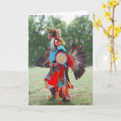 Carte Danseur de fantaisie (Fleur jaune)