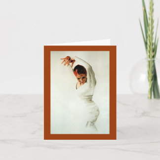 Carte Danseur de flamenco